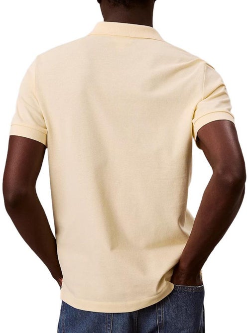 Calvin klein jeans heren polo geel met monogram piqué - Kiabi Calvin klein jeans heren polo geel met monogram piqué - Kiabi