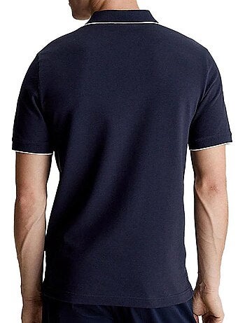 Calvin klein jeans heren polo pique tippin marineblauw