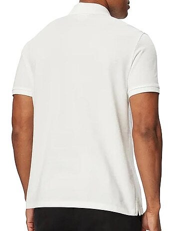 Calvin klein jeans heren polo lichtblauw met monogram piqué