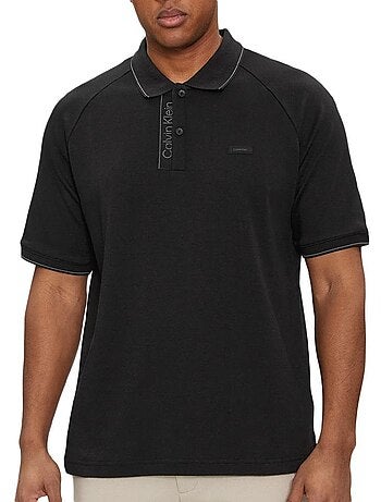 Calvin klein jeans heren polo zwart k10k112463