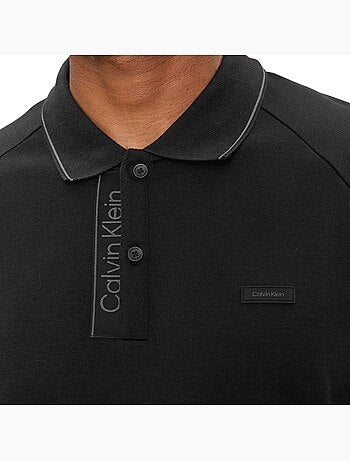 Calvin klein jeans heren polo zwart k10k112463