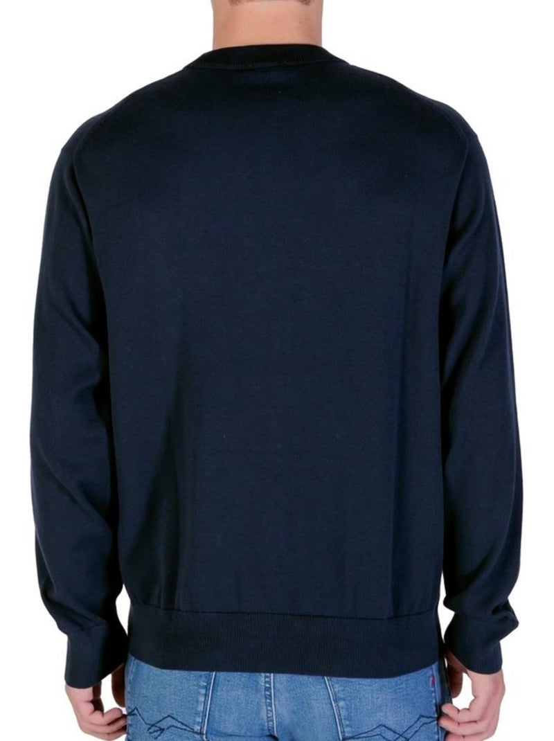 Calvin Klein Jeans Heren Relaxed Fit Sweatshirt van Katoen - Marineblauw Marineblauw - Kiabi