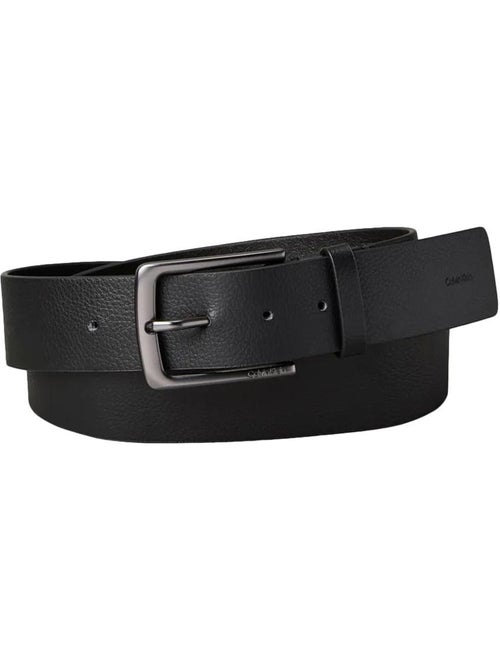 Calvin Klein Jeans Heren Riem Zwart met Warmth Gesp - Kiabi Calvin Klein Jeans Heren Riem Zwart met Warmth Gesp - Kiabi