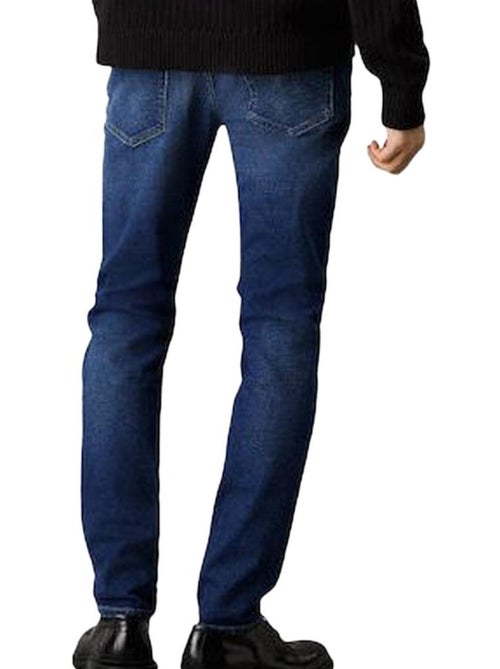 Calvin Klein Jeans Heren Slim Tapered Jeans Blauw - Kiabi Calvin Klein Jeans Heren Slim Tapered Jeans Blauw - Kiabi
