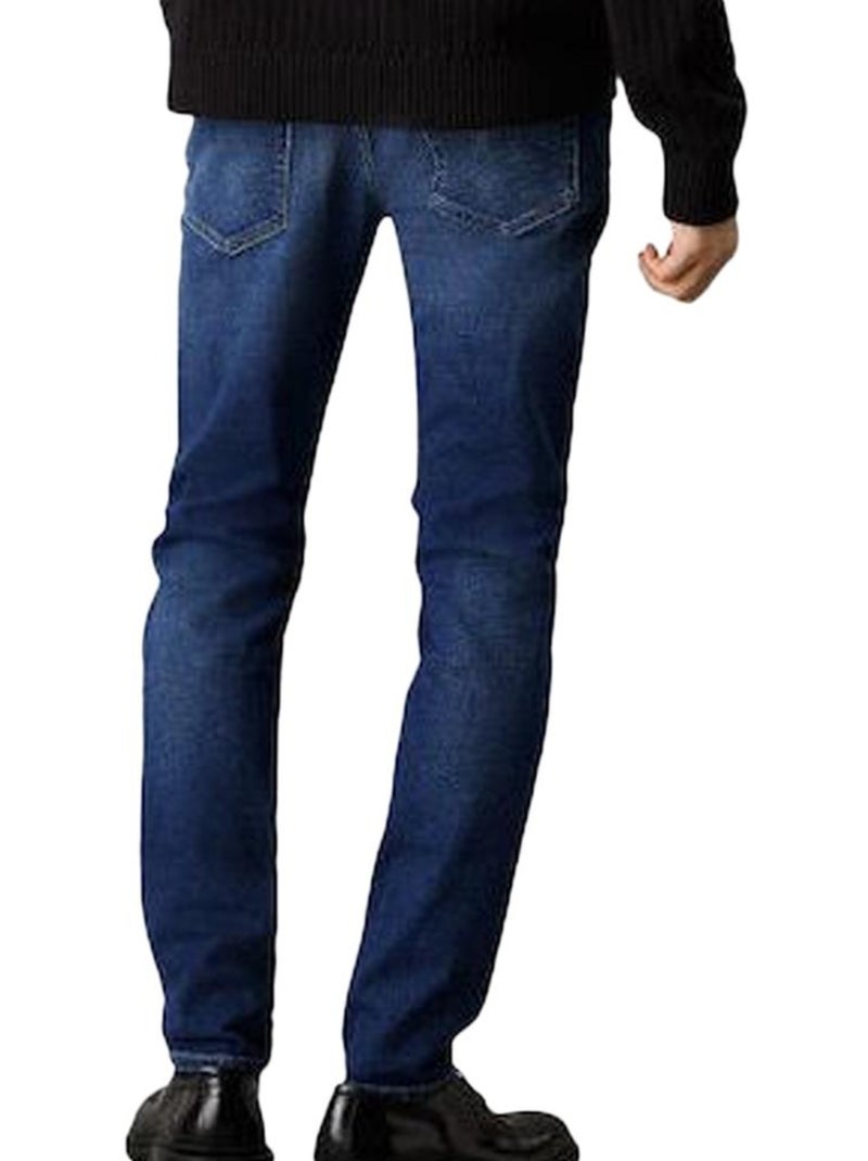 Calvin Klein Jeans Heren Slim Tapered Jeans Blauw Blauw - Kiabi