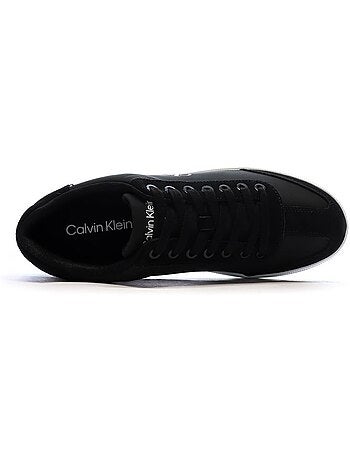 Calvin klein jeans heren sneakers zwart laag model