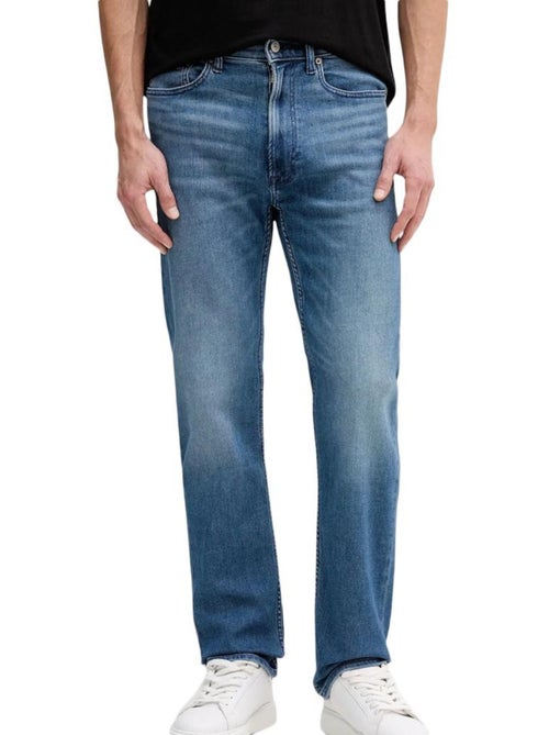 Calvin Klein Jeans Heren Straight Fit Jeans Blauw - Kiabi Calvin Klein Jeans Heren Straight Fit Jeans Blauw - Kiabi