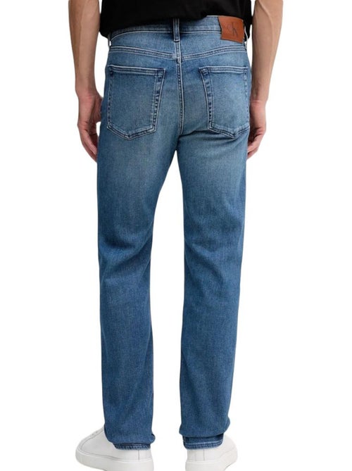 Calvin Klein Jeans Heren Straight Fit Jeans Blauw - Kiabi Calvin Klein Jeans Heren Straight Fit Jeans Blauw - Kiabi