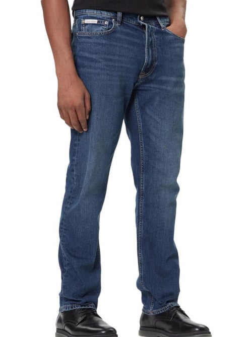 Calvin Klein Jeans Heren Straight Fit Jeans Blauw - Kiabi Calvin Klein Jeans Heren Straight Fit Jeans Blauw - Kiabi