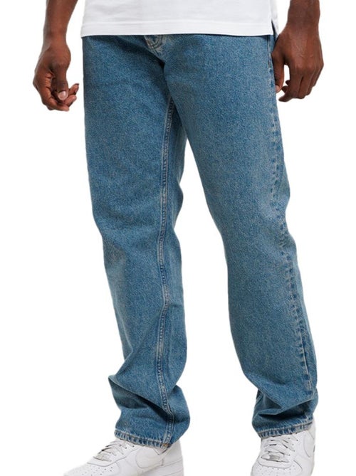 Calvin Klein Jeans Heren Straight Leg Jeans Blauw - Kiabi Calvin Klein Jeans Heren Straight Leg Jeans Blauw - Kiabi