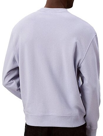 Calvin klein jeans heren sweatshirt blauw 350terry mono