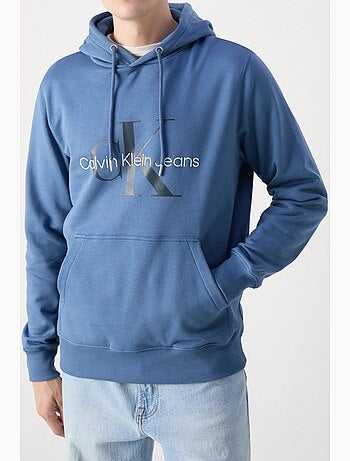 Calvin klein jeans heren sweatshirt lichtblauw j30j320805