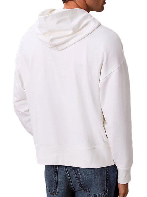 Calvin Klein Jeans Heren Sweatshirt Wit Standaard Pasvorm - Kiabi Calvin Klein Jeans Heren Sweatshirt Wit Standaard Pasvorm - Kiabi