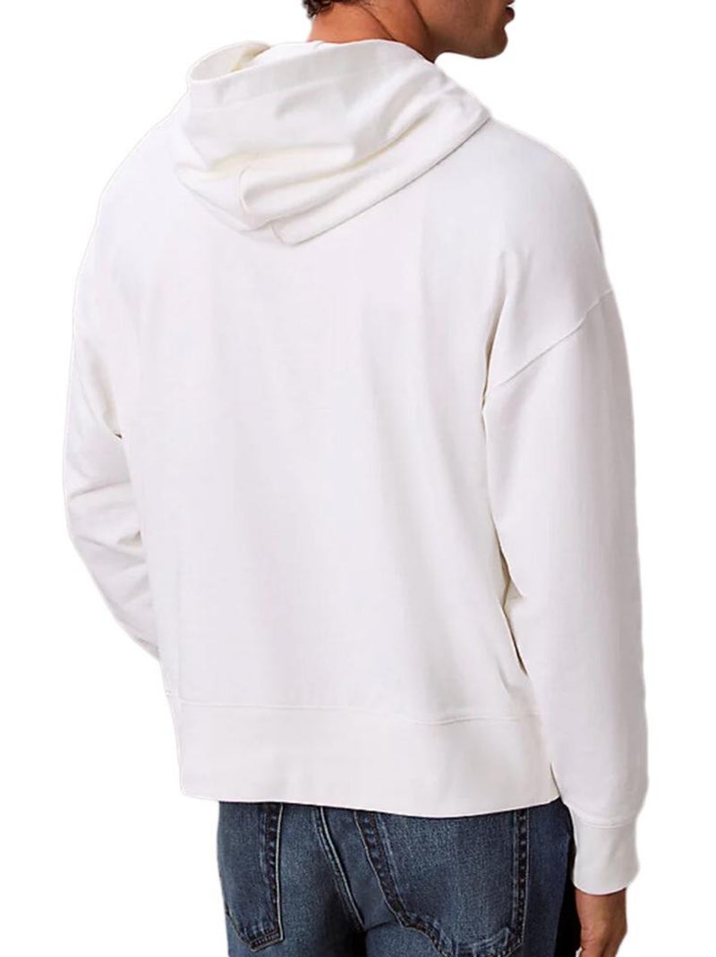 Calvin Klein Jeans Heren Sweatshirt Wit Standaard Pasvorm Wit - Kiabi