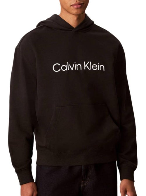 Calvin Klein Jeans Heren Sweatshirt Zwart - Standaard Pasvorm LV14LD231G - Kiabi Calvin Klein Jeans Heren Sweatshirt Zwart - Standaard Pasvorm LV14LD231G - Kiabi