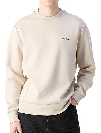 Calvin klein jeans heren sweatshirt zwart micro
