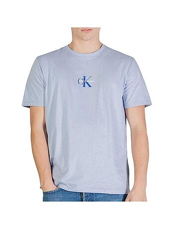 Calvin klein jeans heren t-shirt blauw 30s micro