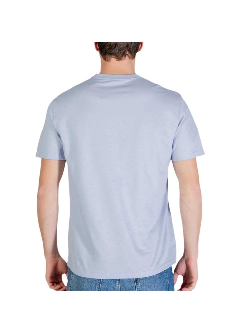 Calvin Klein Jeans Heren T-Shirt Blauw 30s Micro Blauw - Kiabi