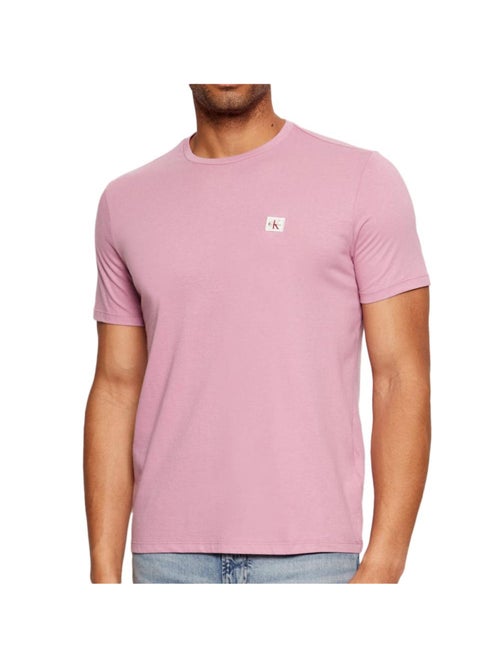 Calvin Klein Jeans Heren T-Shirt met Roze Badge - Duurzaam Katoen - Kiabi Calvin Klein Jeans Heren T-Shirt met Roze Badge - Duurzaam Katoen - Kiabi