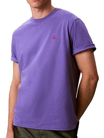 Calvin klein jeans heren t-shirt violet easy lv04rc275g