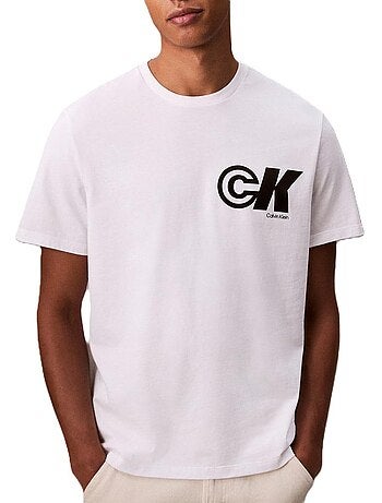 Calvin klein jeans heren t-shirt zwart - ck sport collectie