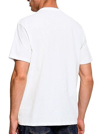 Calvin klein jeans heren t-shirt rood met logo - ss 30s eu crest