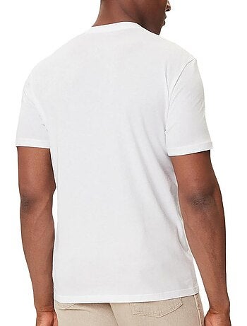 Calvin klein jeans heren t-shirt wit met gradiënt