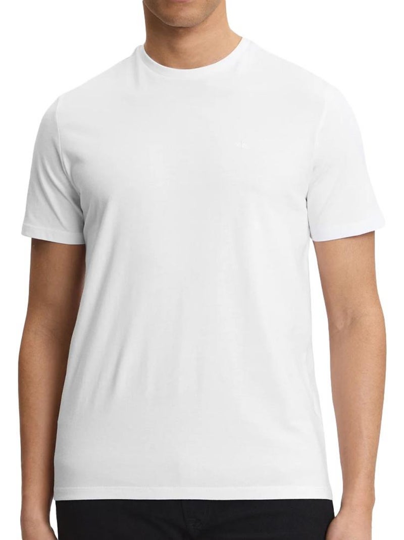 Calvin klein jeans heren t-shirts wit/zwart - set van 2 Zwart - Kiabi