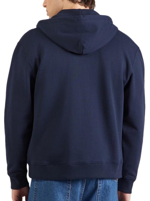 Calvin Klein Jeans Heren Terry Monogram Sweatvest Marineblauw - Kiabi Calvin Klein Jeans Heren Terry Monogram Sweatvest Marineblauw - Kiabi