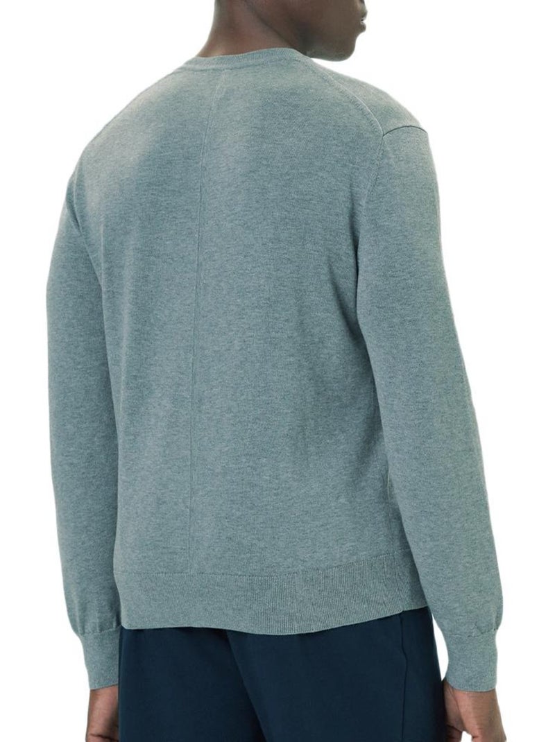 Calvin Klein Jeans Heren Trui Blauw LS Supima LV040BM343 Grijs - Kiabi
