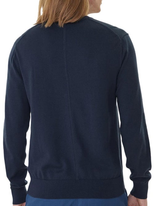 Calvin Klein Jeans Heren Trui Supima Katoen Marineblauw - Kiabi Calvin Klein Jeans Heren Trui Supima Katoen Marineblauw - Kiabi
