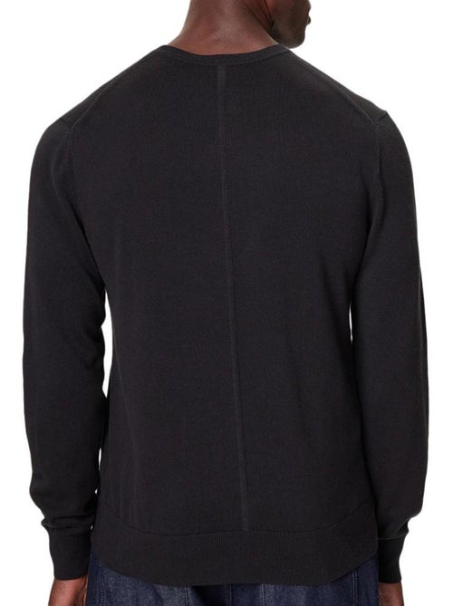 Calvin Klein Jeans Heren Trui Zwart LS Supima - Kiabi Calvin Klein Jeans Heren Trui Zwart LS Supima - Kiabi