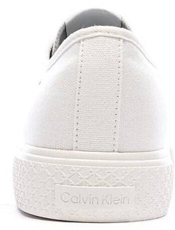 Calvin klein jeans heren witte sneakers met veters