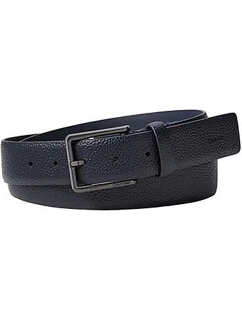 Calvin klein jeans heren riem zwart met warmth gesp