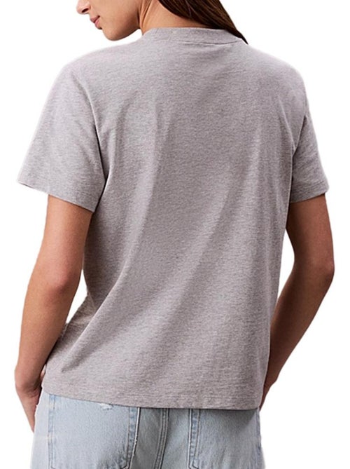 Calvin Klein Jeans Hero Grijs T-shirt voor Dames - Kiabi Calvin Klein Jeans Hero Grijs T-shirt voor Dames - Kiabi