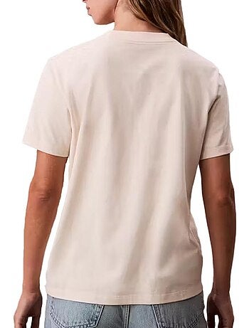 Calvin klein jeans hero t-shirt voor dames, roze
