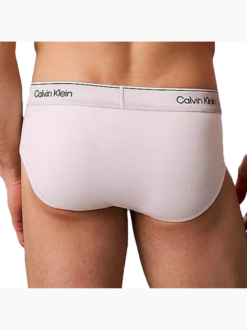 Calvin klein jeans hip briefs - set van 3 zwart/wit/grijs slips voor heren Zwart - Kiabi