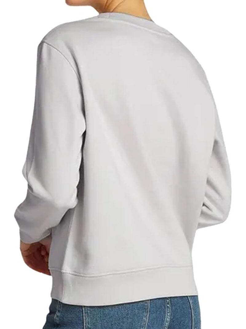Calvin Klein Jeans Institutional Beige Dames Sweatshirt Beige - Kiabi