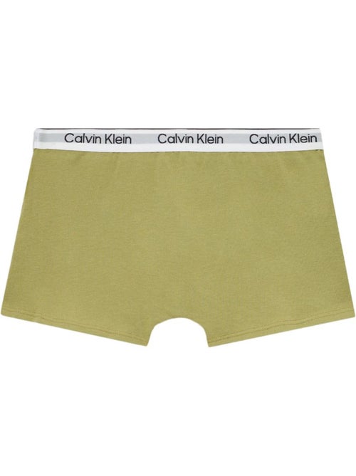 Calvin Klein Jeans Jongens Boxershorts - Set van 2 Groen - Kiabi Calvin Klein Jeans Jongens Boxershorts - Set van 2 Groen - Kiabi
