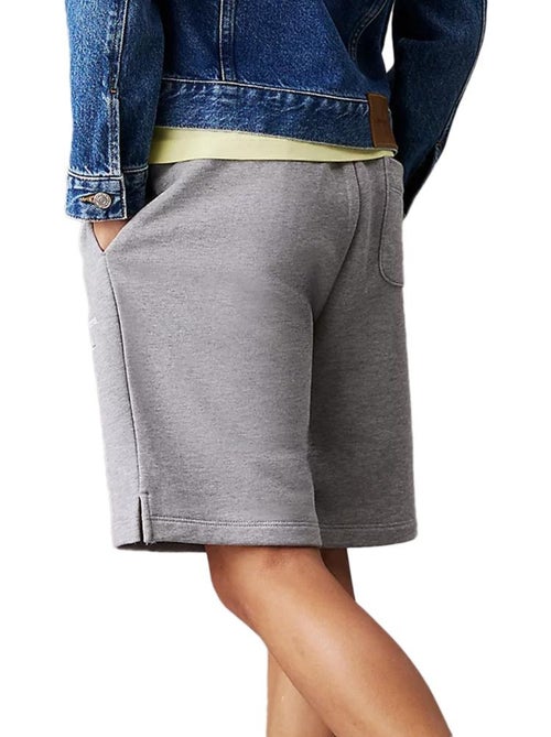 Calvin Klein Jeans Jongens Short Grijs Monogram Relaxed Fit - Kiabi Calvin Klein Jeans Jongens Short Grijs Monogram Relaxed Fit - Kiabi