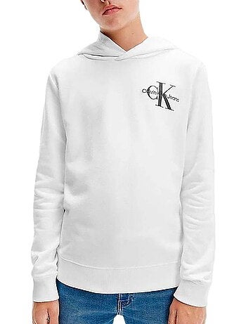 Calvin klein jeans jongens sweatshirt wit maat s