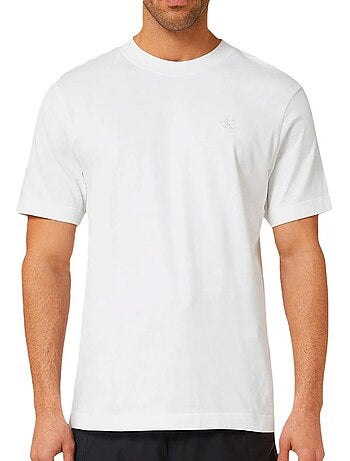 Calvin klein jeans klassiek wit t-shirt voor heren