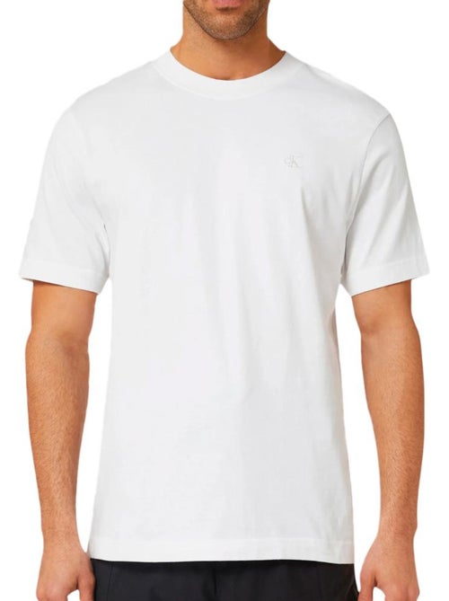 Calvin Klein Jeans Klassiek Wit T-Shirt voor Heren - Kiabi Calvin Klein Jeans Klassiek Wit T-Shirt voor Heren - Kiabi
