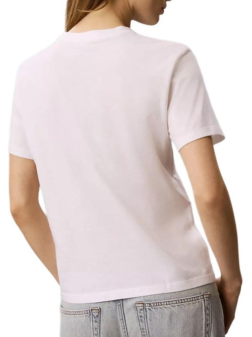 Calvin Klein Jeans Klassiek Zwart/Wit T-shirt voor Dames - Kiabi Calvin Klein Jeans Klassiek Zwart/Wit T-shirt voor Dames - Kiabi
