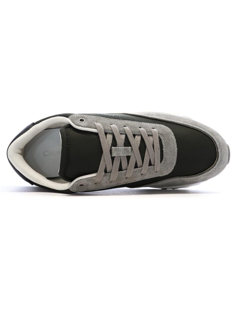 Calvin Klein Jeans Lage Sneakers Grijs/Zwart voor Heren Zwart - Kiabi