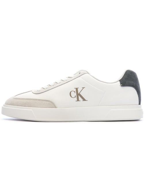 Calvin Klein Jeans Lage Sneakers voor Heren - Wit/Beige - Kiabi Calvin Klein Jeans Lage Sneakers voor Heren - Wit/Beige - Kiabi