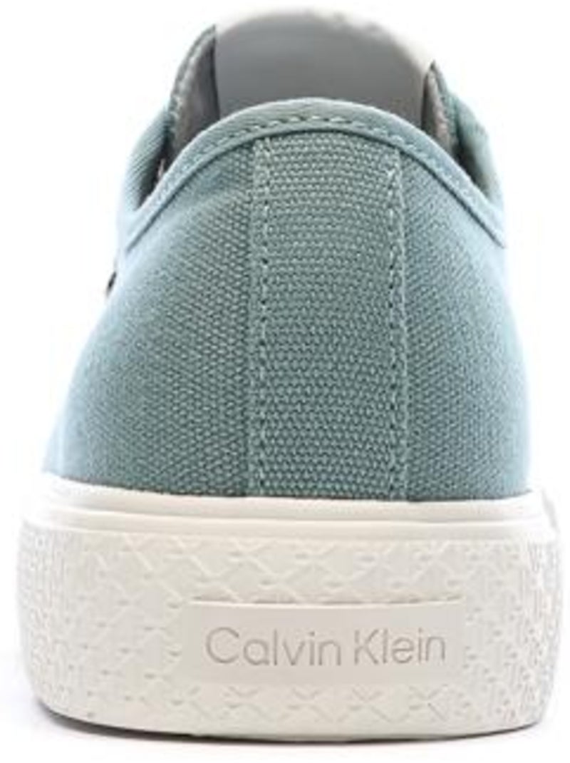 Calvin Klein Jeans Lage Vetersneakers voor Dames - Blauw Blauw - Kiabi