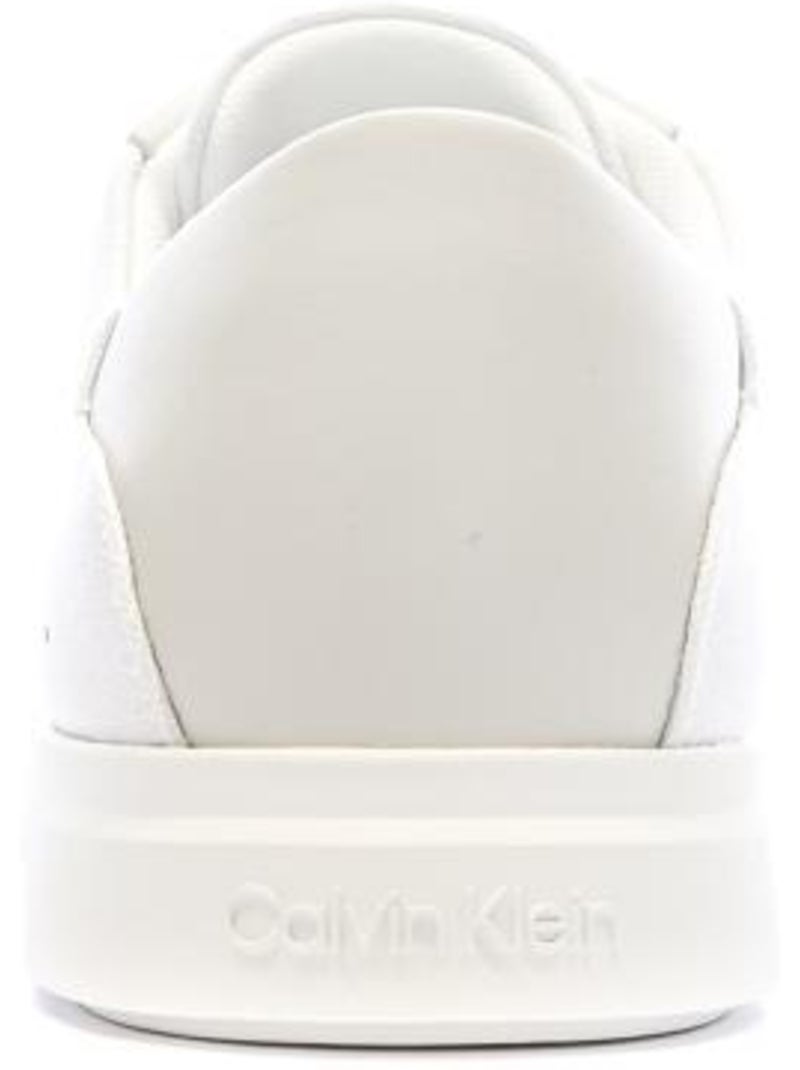 Calvin klein jeans lage witte heren sneakers Wit - Kiabi