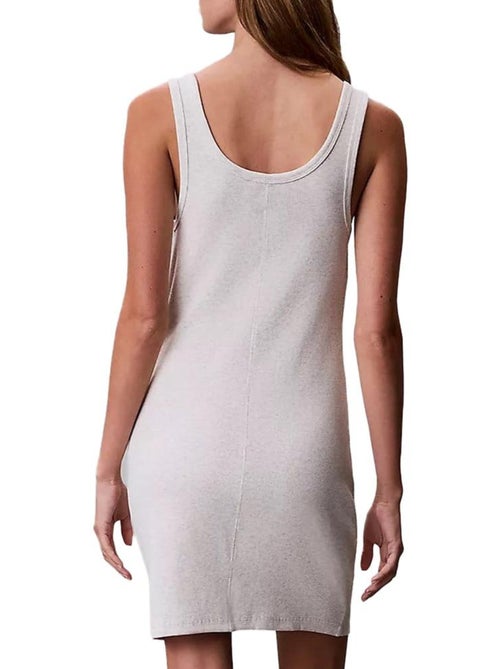 Calvin klein jeans lichtgrijze geweven jurk voor dames - Kiabi Calvin klein jeans lichtgrijze geweven jurk voor dames - Kiabi