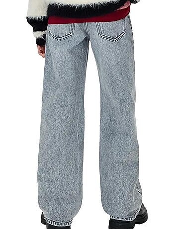Calvin klein jeans loose fit jeans voor jongens - grijs gewassen